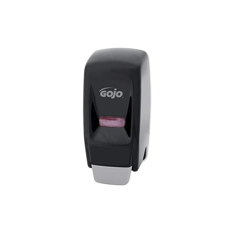 GOJO 800 Series Bag-in-Box Push-Style Lotion Soap Dispenser, Black, for