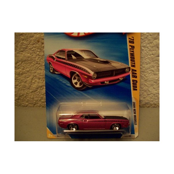 Hot Wheels 2009 New Models Purple 1970 Plymouth AAR Cuda