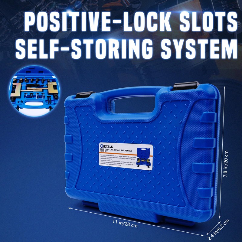 DikTalk Timing Chain Tool Kit for Mercedes Dual Size 3mm
