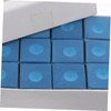 SUPVOX 12pcs Billiard Cue Chalk Cubes for Pool Tables Professional