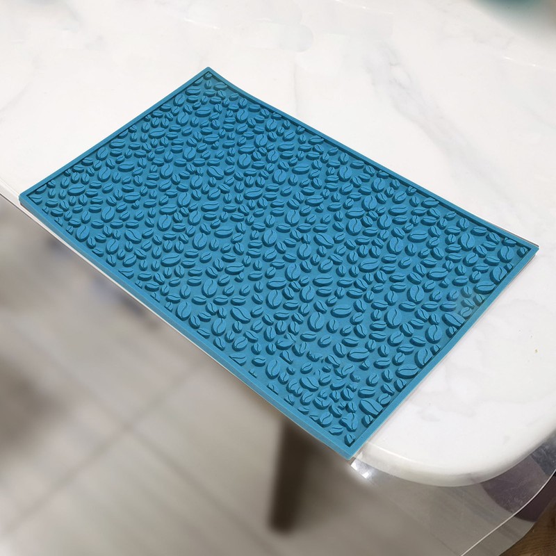 Non Slip Cup Mat Coffee Bean Design Desktop Bar Counter