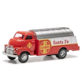 Menards 1/48 1:48 Scale 1954 GMC Cab-Over Truck - SANTA FE Fuel Tank Truck - New Item