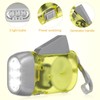 jojofuny 3Pcs Wind Up Torch Hand Crank Flashlight, Shake Flashlight,