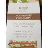 Krumbs Kitchen Farmhouse Strawberries 3 Pack Cloth Food Storage Bags