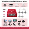 Ethernet Splitter 1 to 2 High Speed 1000Mbps, Gigabit Ethernet