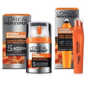 Kit Hydra Energetic Men Expert: Crema + Roll-on Antiojeras