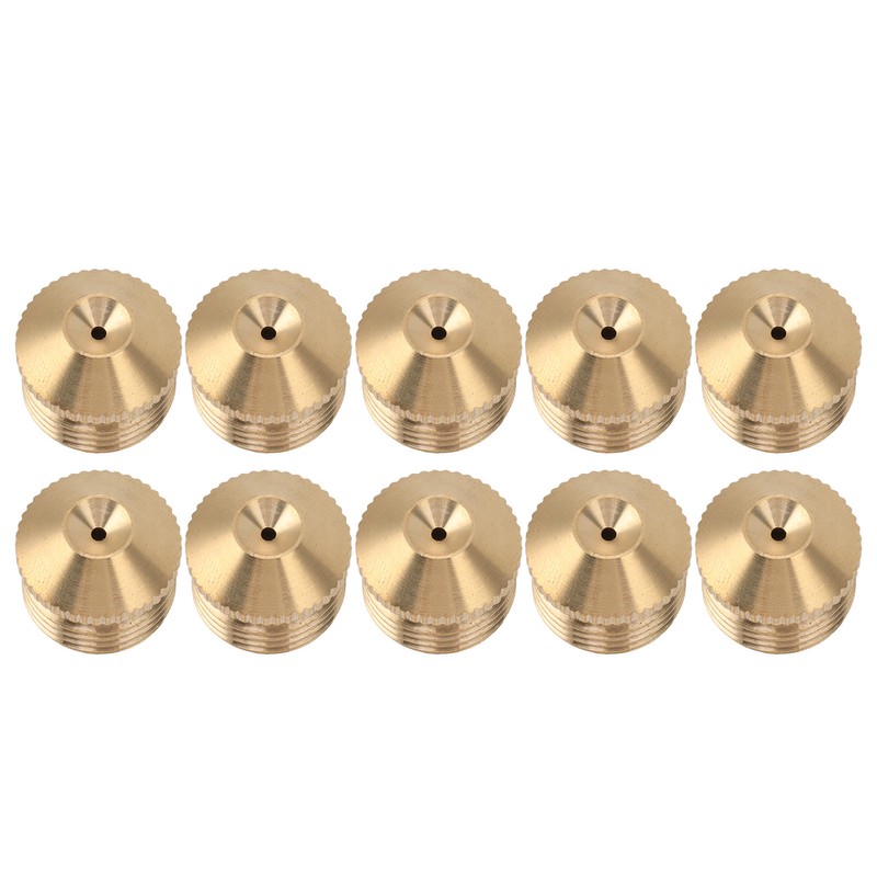 10pcs Brass Misting Nozzles Fog Sprinkler Head for Factory Site