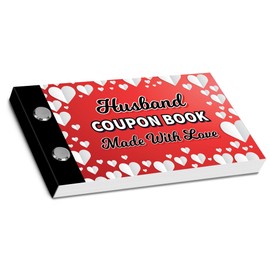 RED OCEAN Novelty Gift For Husband, Coupon Book Gift For Couples, Birthday Christmas Gifts For Husband, Valentines Anniversary For Him, Fun Gift For Couples, Husband Giftse