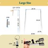 Portable Garment Rack for Travel, Mini Clothing Rack Foldable Compact
