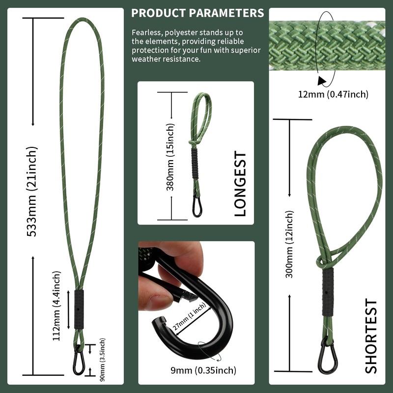 Heavy Duty Tree Swing Ropes, Hammock Tree Straps Hanging Kit,