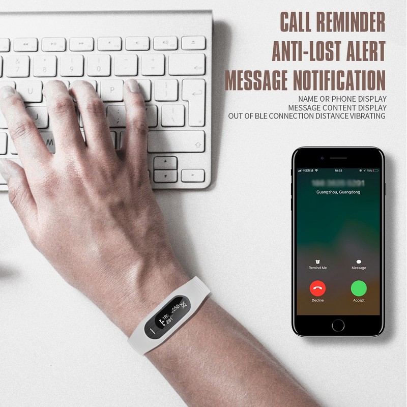 B15P Smart Bluetooth Sporting Waterproof Bracelet Fitness Tracker Matched With