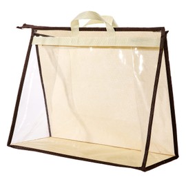 CINPIUK Clear Handbag Storage Bags Purse Organizer for Closet, Zipper Hanging Storage Bag for Handbags, XL