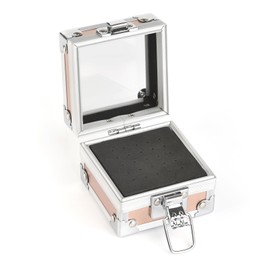 Rolabling Professional 25 Holes Nail Drill Bits Box Container Nail Drill Grinding Bit Holder Nail Polish Head Storage Box Nail Tools Organizers Container Display Storage Box Manicure Tool (Aurora)