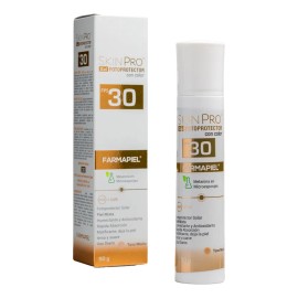 Protector Solar Color FPS 30 Skinpro Gel | Bloqueador Facial Mate para Piel Mixta y Grasa | Unifica Tono y Protege | Farmapiel