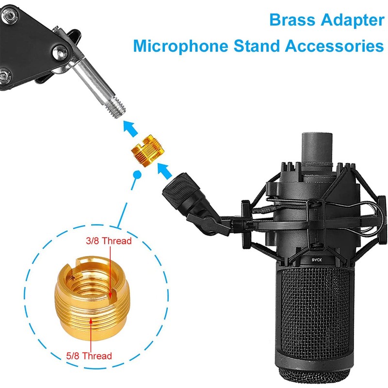 Microphone Screws, Microphone Stand Adapter, Microphone Screw Adapter, 3/8 Female