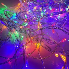 kemooie 500 LED Multicolor Christmas Lights, 164FT 8 Lighting Mode Plug in Christmas Lights Outdoor, IP44 Waterproof String Lights for Outdoor Indoor Wedding Party Christmas Decorations (MultiColor)