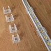 GYGhaoho 120pcs LED Strip Light Clips Neon Mounting Clips 10/13/16MM