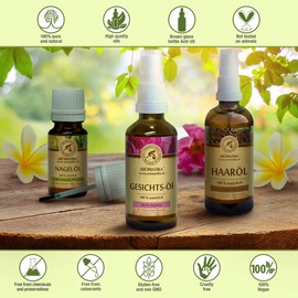 Gesichtsöl 50ml - Rein & Natürlich mit Jojobaöl - Traubenkernöl - Limettenöl - Rosenöl - Anti-Falten Öl für Tagespflege - Anti-Aging Hautpflege für Alle Hauttypen - Naturkosmetik
