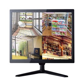 Cocar 15" CCTV Monitor Security Monitor Screen BNC VGA HDMI LCD Display for Home Security Systems Surveillance Camera STB 1024x768 Built-in Speaker Vesa Wall Mounting