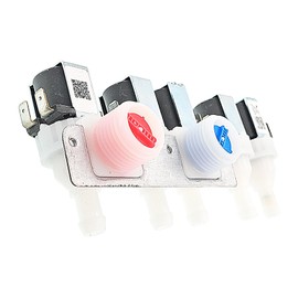 Repairwares Washing Machine Water Inlet Valve Assembly WH23X29553 PS12743643 AP6983554 EAP12743643 33090202 0024000126GA for Select General Electric (GE) Washer Models