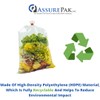 ASSUREPAK Narrow Profile Produce Roll Bags with Extended plastic core