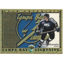 1998-99 Pacific Dynagon Ice Hockey Team Checklist Vincent Lecavalier Lightning Card #24 WN17