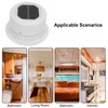Solar Powered Vent Fan with Mounting Screws Ceiling Exhaust Ventilation