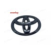 TOYOTA Overlay ! Gloss Black out Front Grille Emblem Badge
