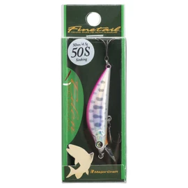 Major Craft Fine Tail Eden Lure, Shimmy Fall, 2.0 inches (50 mm), Laser Pink Yamame #05 EDN-50S