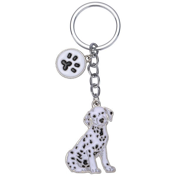 WEWAYSMILE Dog Car Keychain Pet Keychain Portable Metal Keychain Gift