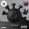 Lets Joy Finger Grip Strengthener, Black Hand Grip Trainer, Hand