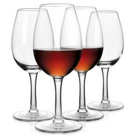 Physkoa Port Wine Glasses Set of 4 – 7 oz Crystal Sherry Glasses & Dessert Wine Tasting Glasses – Birthday Wedding Housewarming Gifts for Wine Lovers