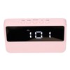 LED Mirror Alarm Clock 2 Levels Brightness Digital Alarm Clock
