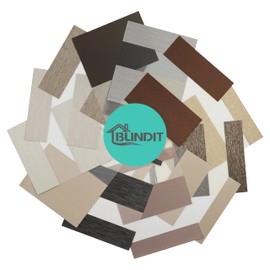 BLINDIT Fabric Sample for Motorized Zebra Blinds with Remote, Fabric Samples for Smart Cordless Zebra Shades Work with Homekit Alexa, Multicolor