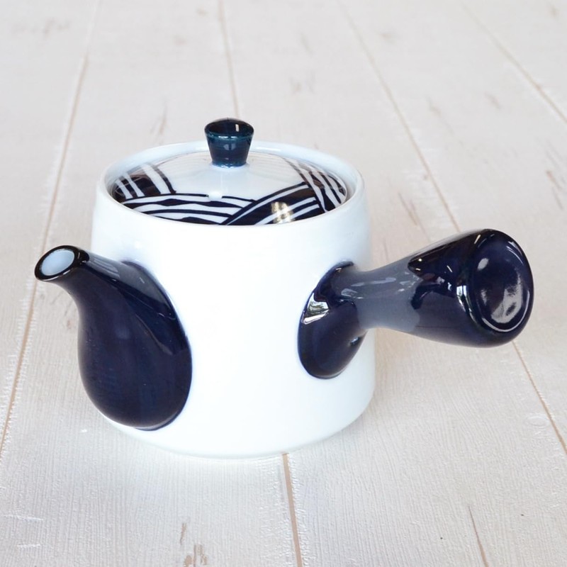 Japanese Tea Pot, Stylish, Stainless Steel, Tea Strainer, Arita Ware,
