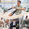 6 Pcs Fabric Resistance Bands for Working Out,Exercise Bands, Brown