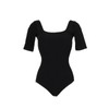Short Sleeve One Piece Swimsuit Woman Backless Push Up Swimwear