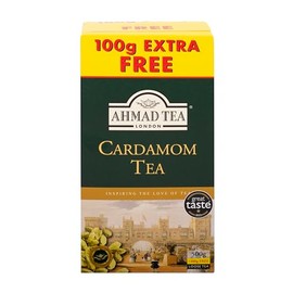 Ahmad Tea Black Tea, Cardamom Loose Leaf, 454g - Caffeinated & Sugar-Free