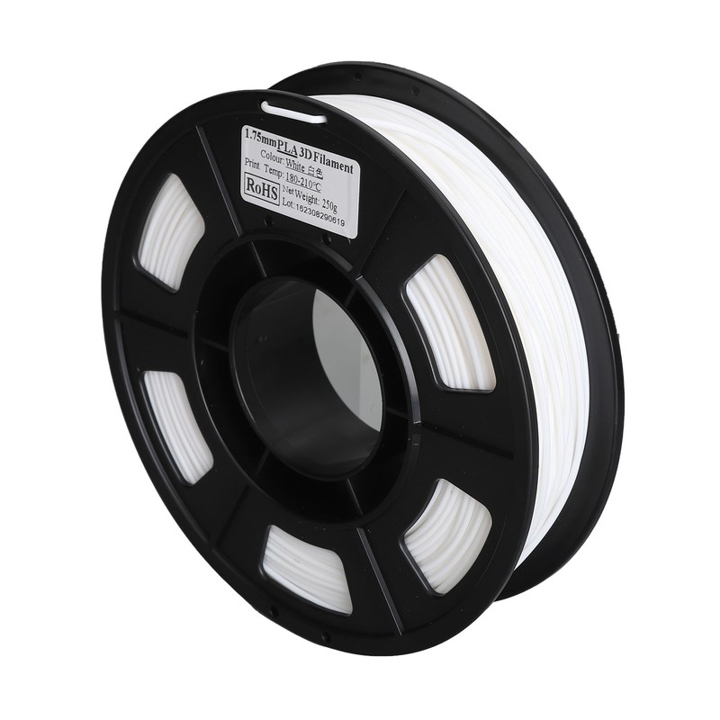 3D Printer Filament White 1.75mm 8.8oz Net Weight 180 to