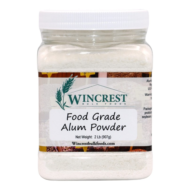 Alum Powder - Food Grade - 2 Lb Container