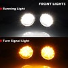 TSUNG 4PCS Motorcycle Bullet LED Front Rear Turn Signal Light