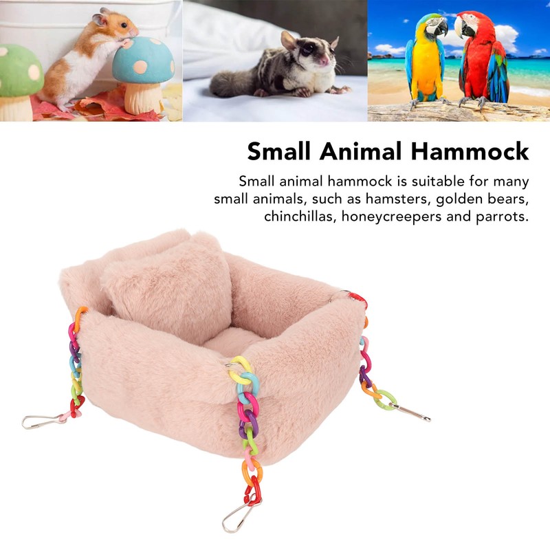 Hamster Chain Hammock Cute Soft Winter Warm Hammock with Small