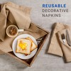 TWINY Threads Hemstitch Cloth Napkins 18 x 18 Inch -