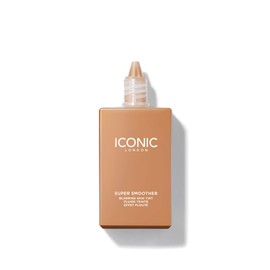 ICONIC LONDON Super Smoother Blurring Skin Tint | Light to Medium Coverage, Hydrating, Ultra-Lightweight Tinted Moisturizer, Cruelty-Free, Vegan Makeup (Neutral Medium) 1.01 Fl oz