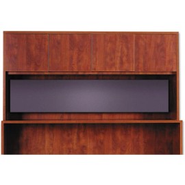 Alera 66-Inch Open Storage Hutch Charcoal Tackboard Corkboard Model ALENVA316614 for Effective Organizationsize: 62 38w x 12d x 14h