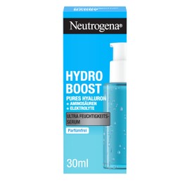 Neutrogena Hydro Boost Ultra Moisturising Serum, Fragrance-Free Face Serum with Hyaluronic Acid, Amino Acids & Electrolytes, Moisturising Face Care Serum for All Skin Types (30 ml)