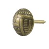 Decotacks® Woven Upholstery Nails/Tacks 7/16" - 100 Pcs [Antique Brass