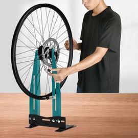 Beaccoss 【Pro Bike Mechanic Must-Have】 Wheel Truing Stand with Wrench - Perfect for 16-27.5 Inches & 700C Bike Wheels, Ultimate Wheel Alignment & Maintenance Tool