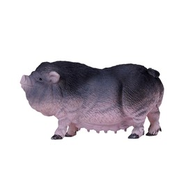 MOJO – Pot Bellied Pig | Hand-Painted Toy Figure | Farm Animals Collection | True to Life & Highly Detailed | Designed in UK