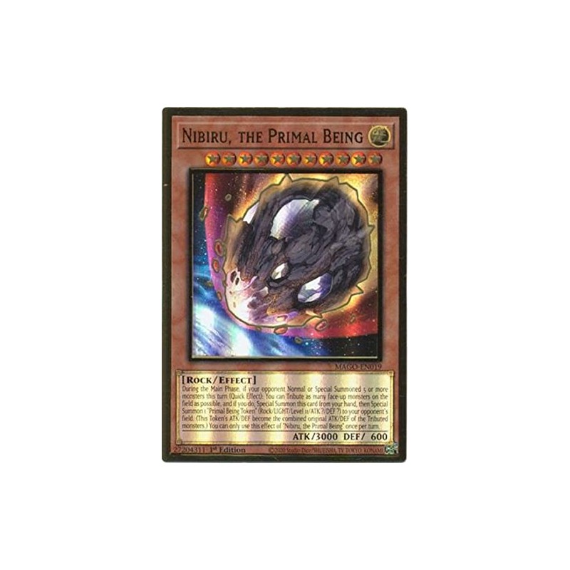 Nibiru, the Primal Being - MAGO-EN019 - Premium Gold Rare
